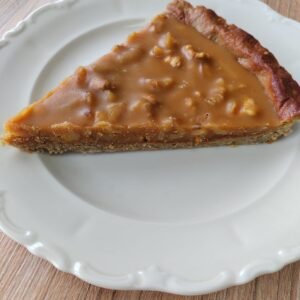Kuchen de nuez bajo en carbohidratos.