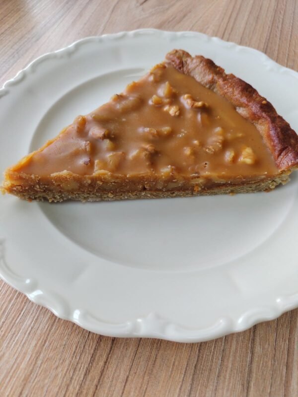 Kuchen de nuez bajo en carbohidratos.