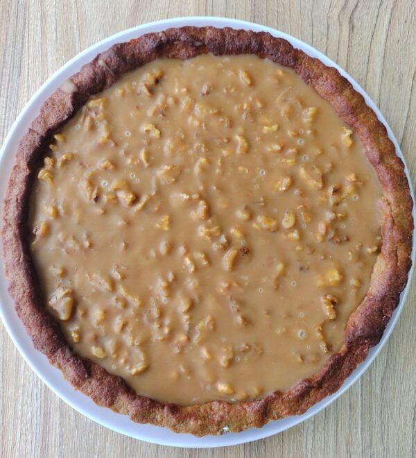 Kuchen de nuez bajo en carbohidratos 24 cm de diámetro