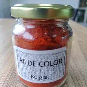 Ají de color frasco