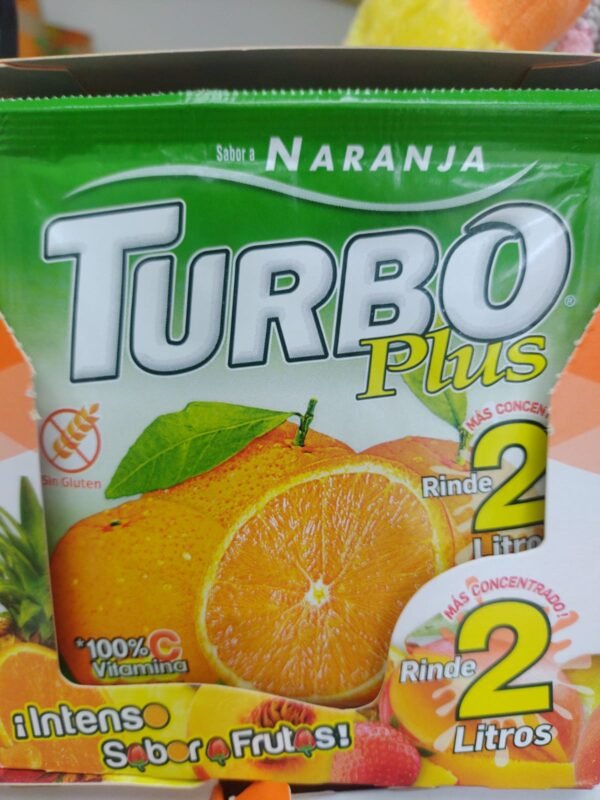 Jugo en polvo sabor naranja