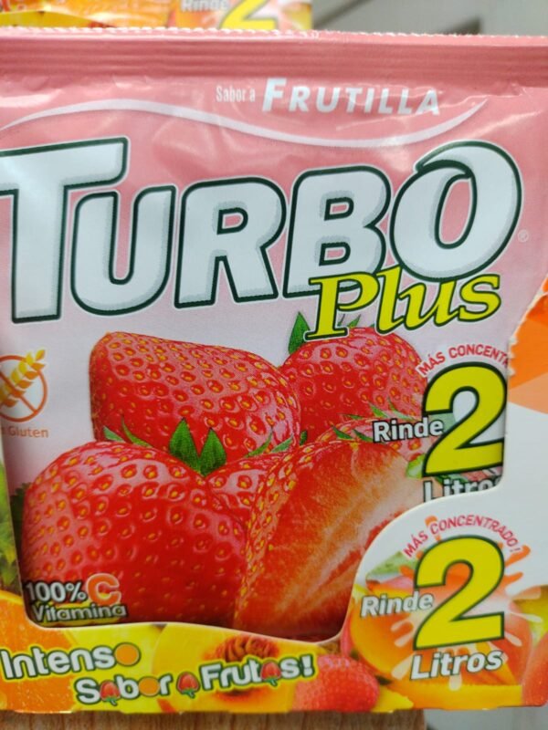 Jugo en polvo sabor frutilla