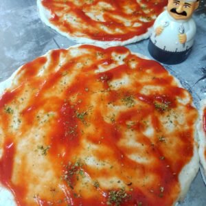 Pre pizza vegana 24 cm de diámetro lista para rellenar