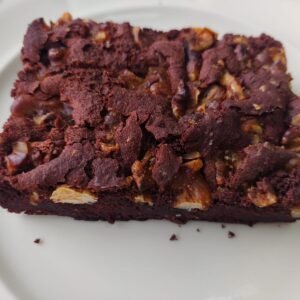 Brownie vegano.