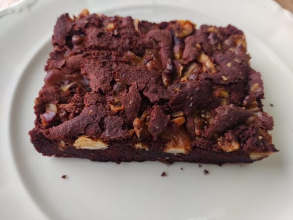 Brownie vegano.