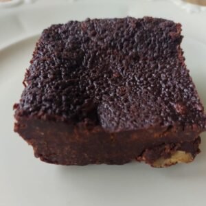 Brownie bajo en carbohidratos.